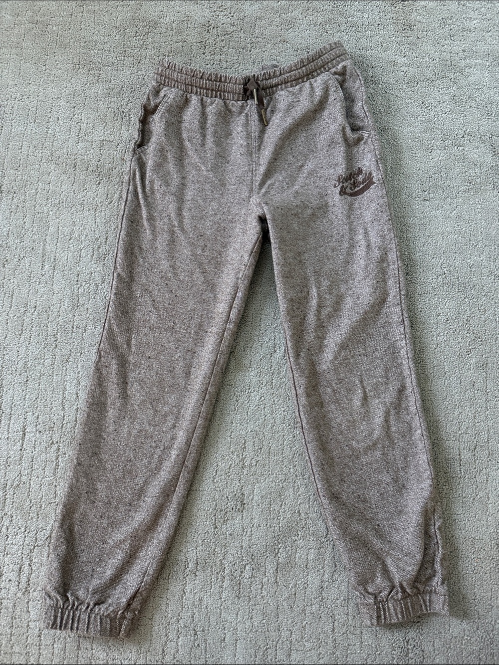 Scotch & Soda Heather Gray Kids Joggers with Drawstring